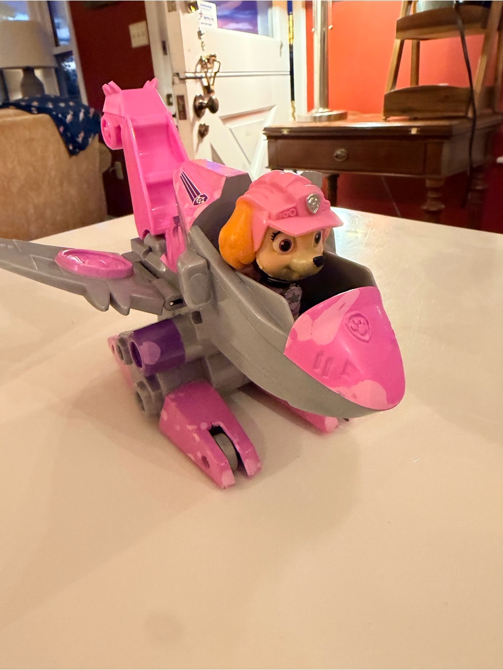 Paw Patrol Dino Rescue Skye with Figure Deluxe Vehicle Dinosaur Lot Nickelodeon